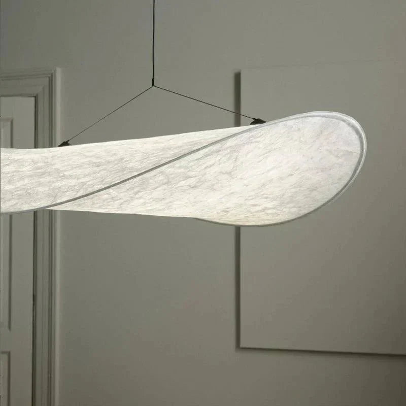 EleganceLoom - Zijden hanglamp - Modern ontwerp - Chic en veeleisend