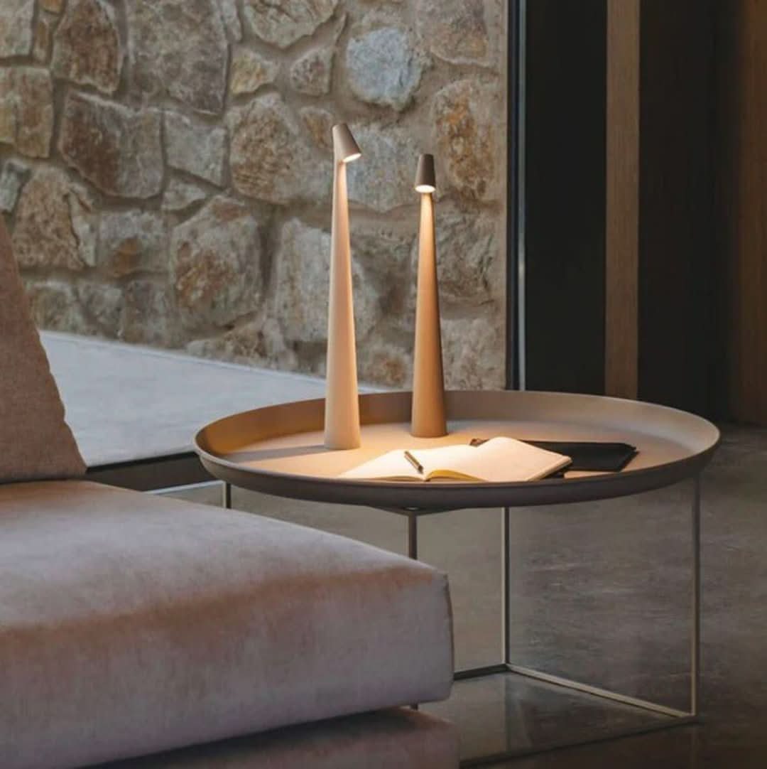 Scandinavisch Minimalistisch Design Sfeerlamp | Draadloos | LED | Leeslamp | Tafellamp