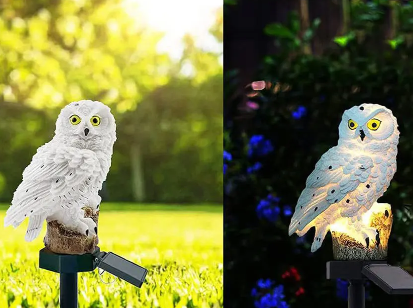 LumiOwl | Zonne-energie Buitenverlichting – Charmante en Duurzame Decoratie