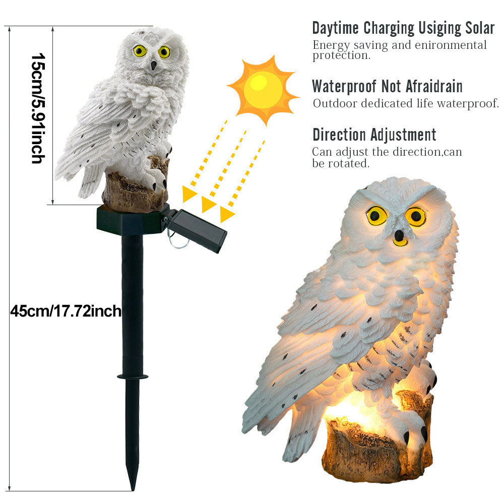 LumiOwl | Zonne-energie Buitenverlichting – Charmante en Duurzame Decoratie