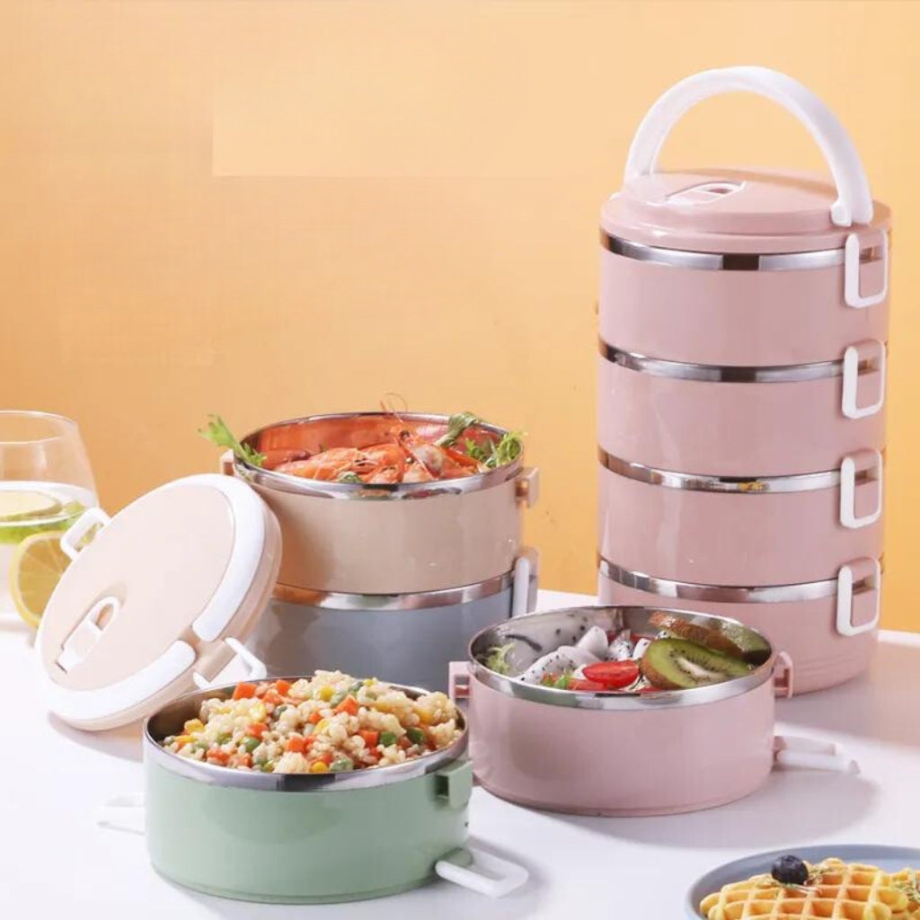 Geïsoleerde Lunchbox | Houdt Voedsel 6 Uur Warm, Lekvrij & Ideaal voor Werk, School en Picknicks