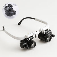 Loepbril met licht en 8x, 15x & 23x vergroting | ZoomZicht