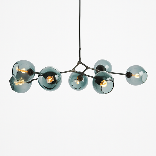 Luxe LED-design met metalen takken en glazen bollen Beans