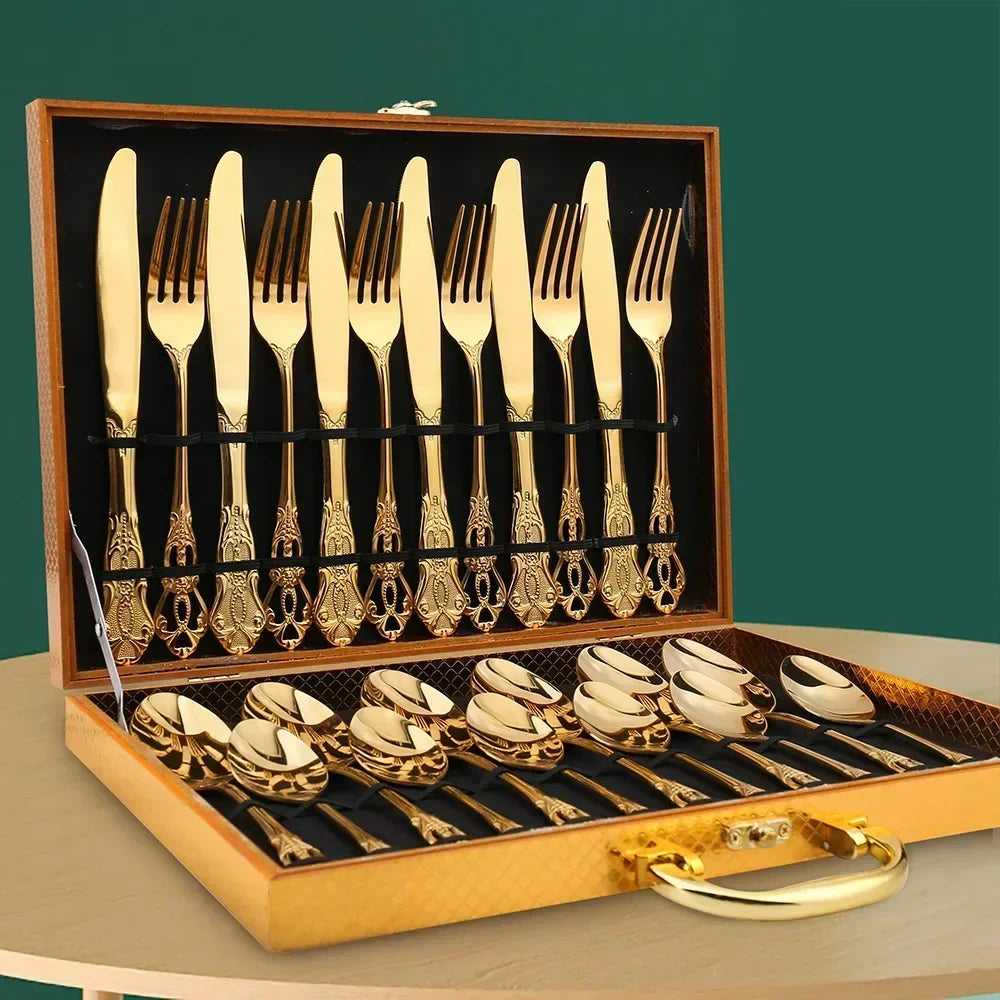 Skanto | RoyalCutlery Bestekset | Roestvrij Staal | 24 Delen