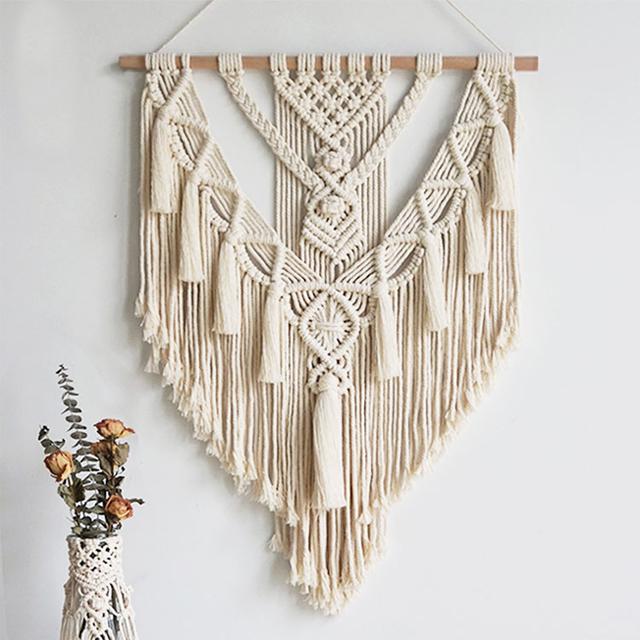Boheemse Macramé Wandtapijt
