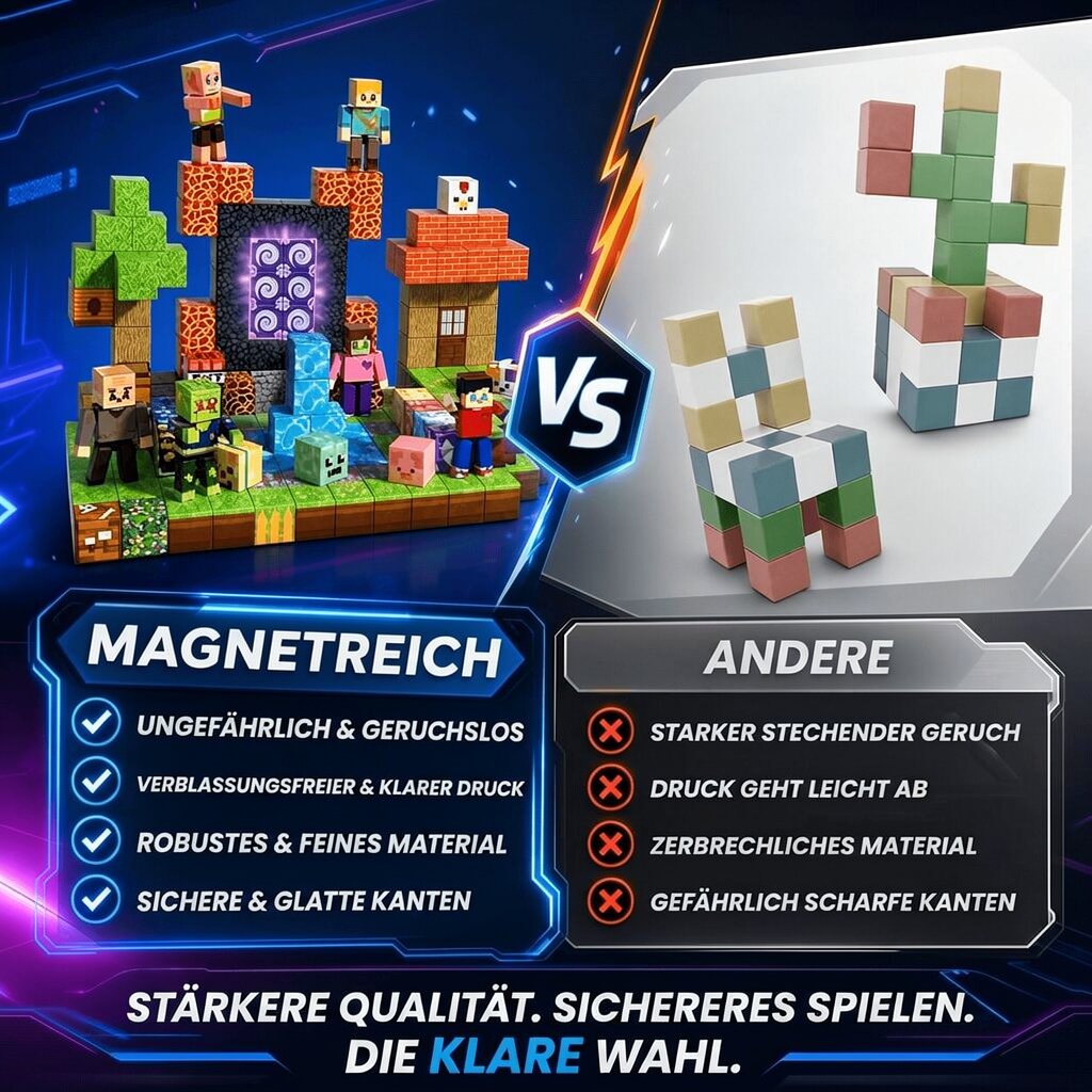 Magnetische Bouwstenen Set voor Kinderen | Magnetisch Constructiespeelgoed 205 Delen | Magnetrijk