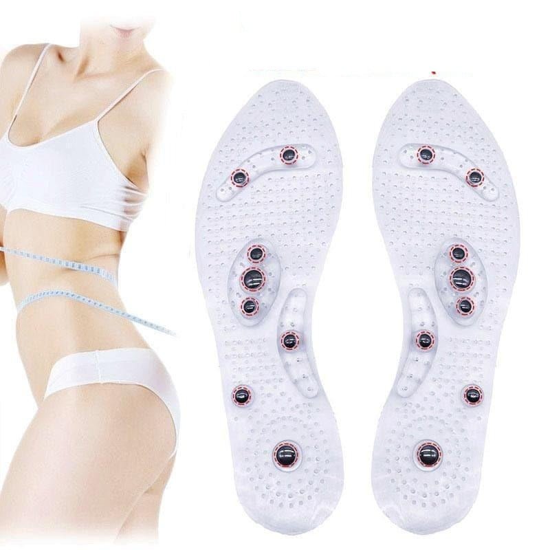Inlegzolen voor gewichtsverlies | Stimuleert de bloedsomloop en ondersteunt gewichtsverlies door magnetische voetmassage, past zowel voor mannen als vrouwen.