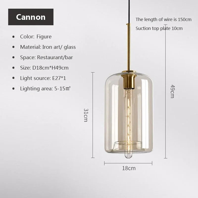 Nyomi Glas Hanglamp