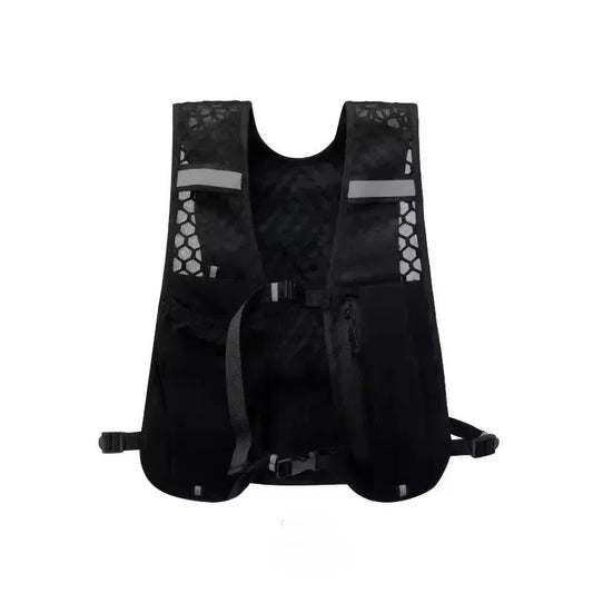 Hardloopvest met waterfleshouder, reflectie en telefoonvak