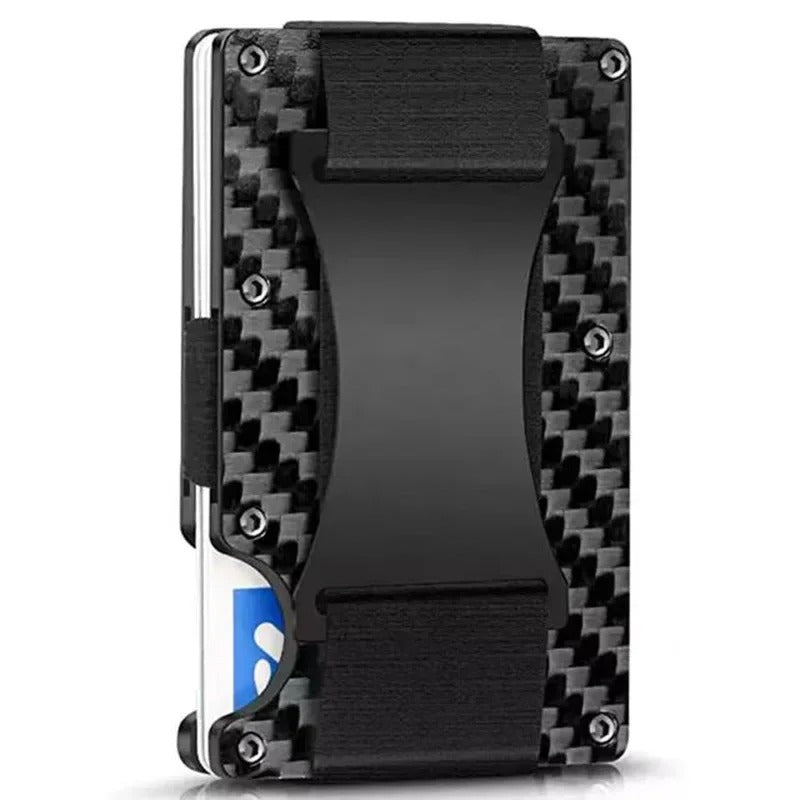 Skanto | Titanium Matte Cobalt Kaarthouder – Slanke & Stijlvolle RFID-portemonnee voor Mannen & Vrouwen