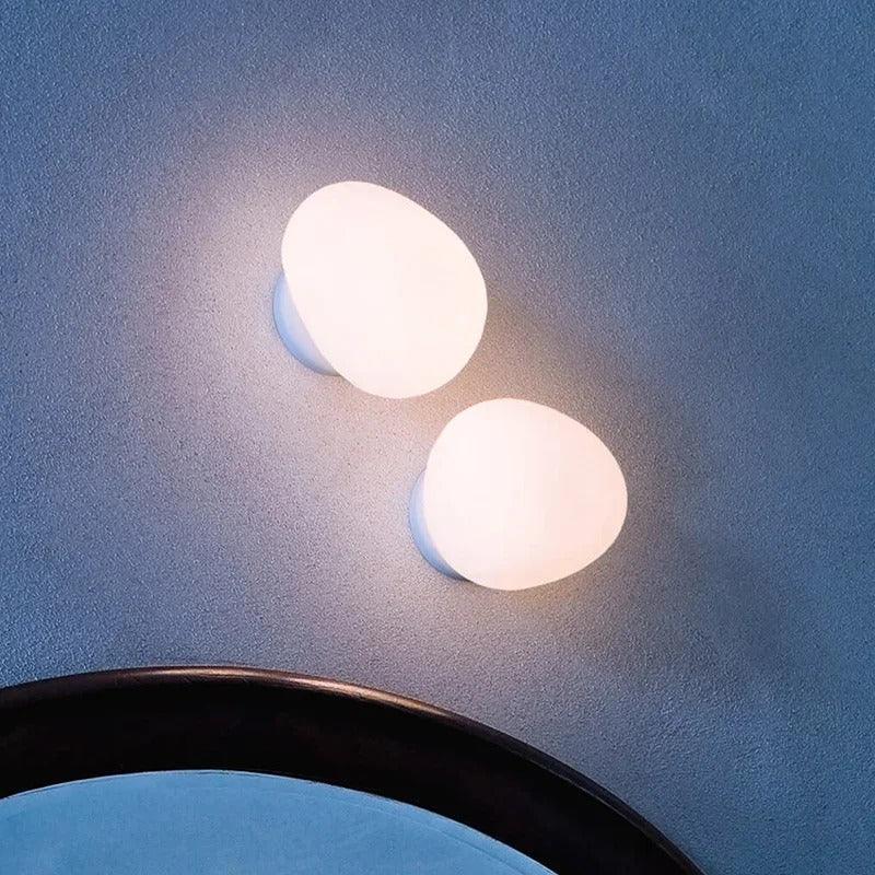 Abby Glazen Ei Wandlamp