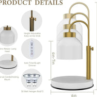 Zaylee Kaarsverwarmlamp
