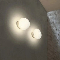Abby Glazen Ei Wandlamp