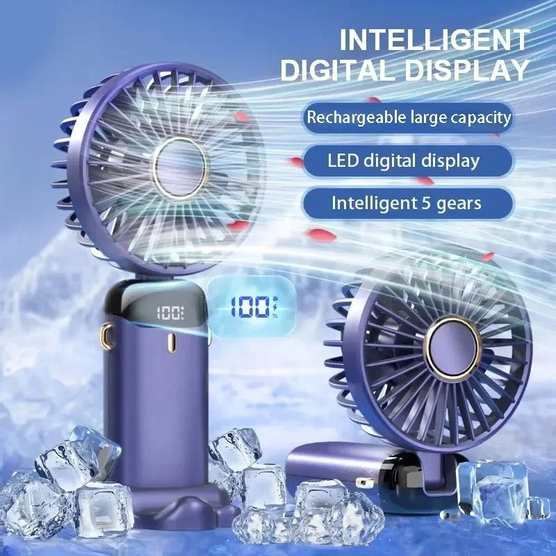 5000mAh Draagbare Opladbare Ventilator
