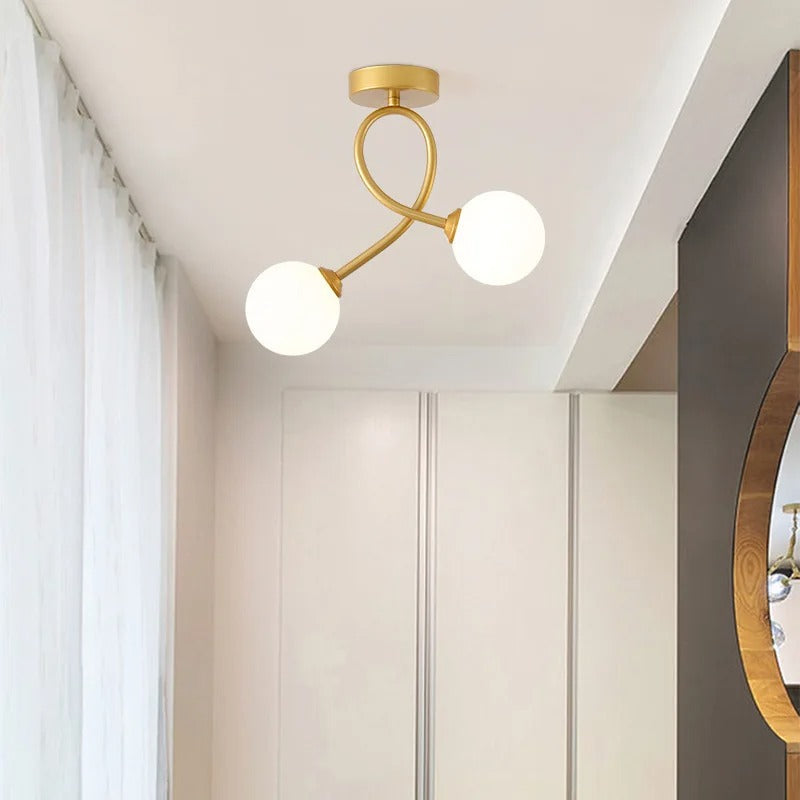 Zenovia - Elegante Minimalistische Plafondlamp van Glas