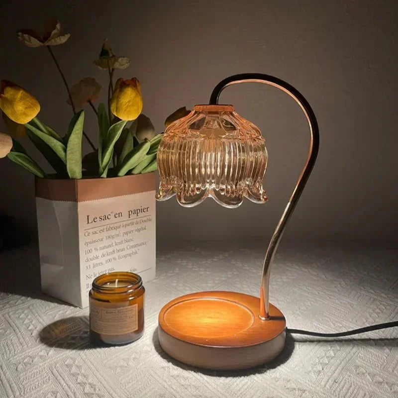 Ivey Glazen Kaarsverwarmingslamp
