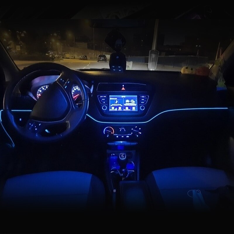 Auto-interieur LED Neonverlichting | Aanpasbare LED-verlichting voor je auto.