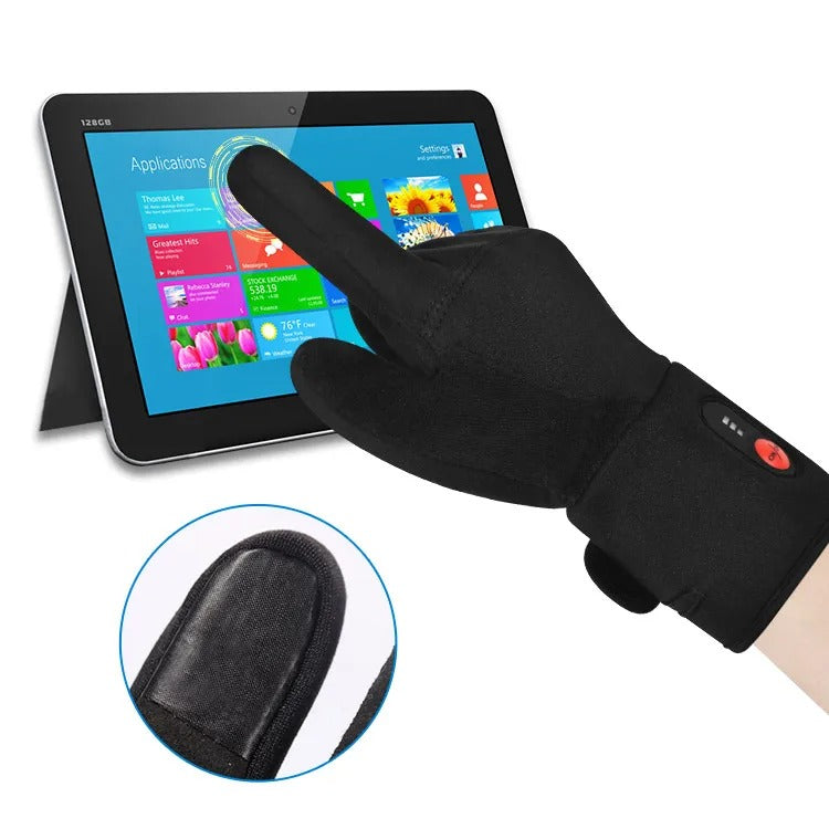 Ultradunne, verwarmde en ademende unisex handschoenen - Directe warmte