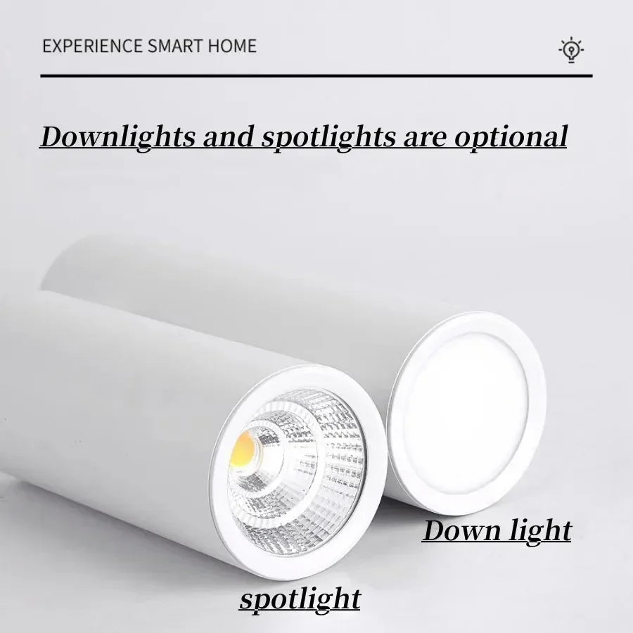 Carly Black LED Opbouwspot