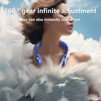 8000mAh USB Hangende Halsventilator