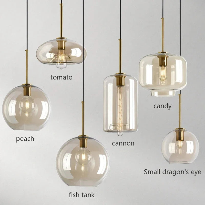 Nyomi Glas Hanglamp
