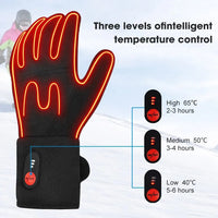Ultradunne, verwarmde en ademende unisex handschoenen - Directe warmte