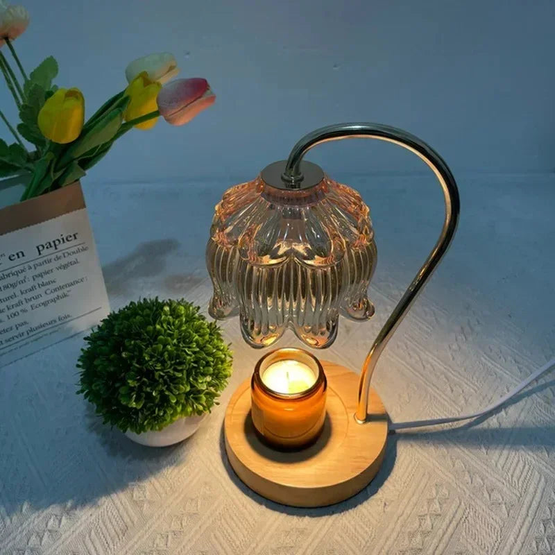 Ivey Glazen Kaarsverwarmingslamp