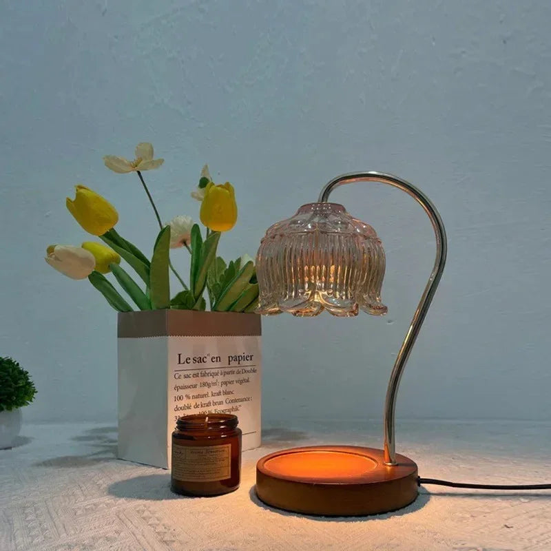 Ivey Glazen Kaarsverwarmingslamp