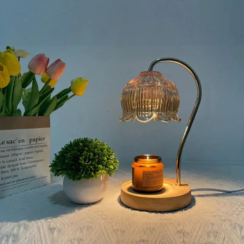 Ivey Glazen Kaarsverwarmingslamp