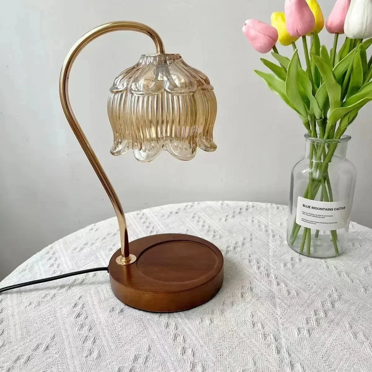 Ivey Glazen Kaarsverwarmingslamp