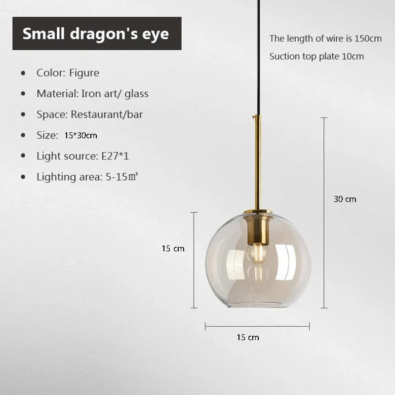 Nyomi Glas Hanglamp