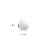 Abby Glazen Ei Wandlamp