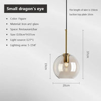 Nyomi Glas Hanglamp