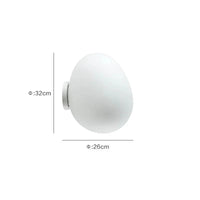 Abby Glazen Ei Wandlamp