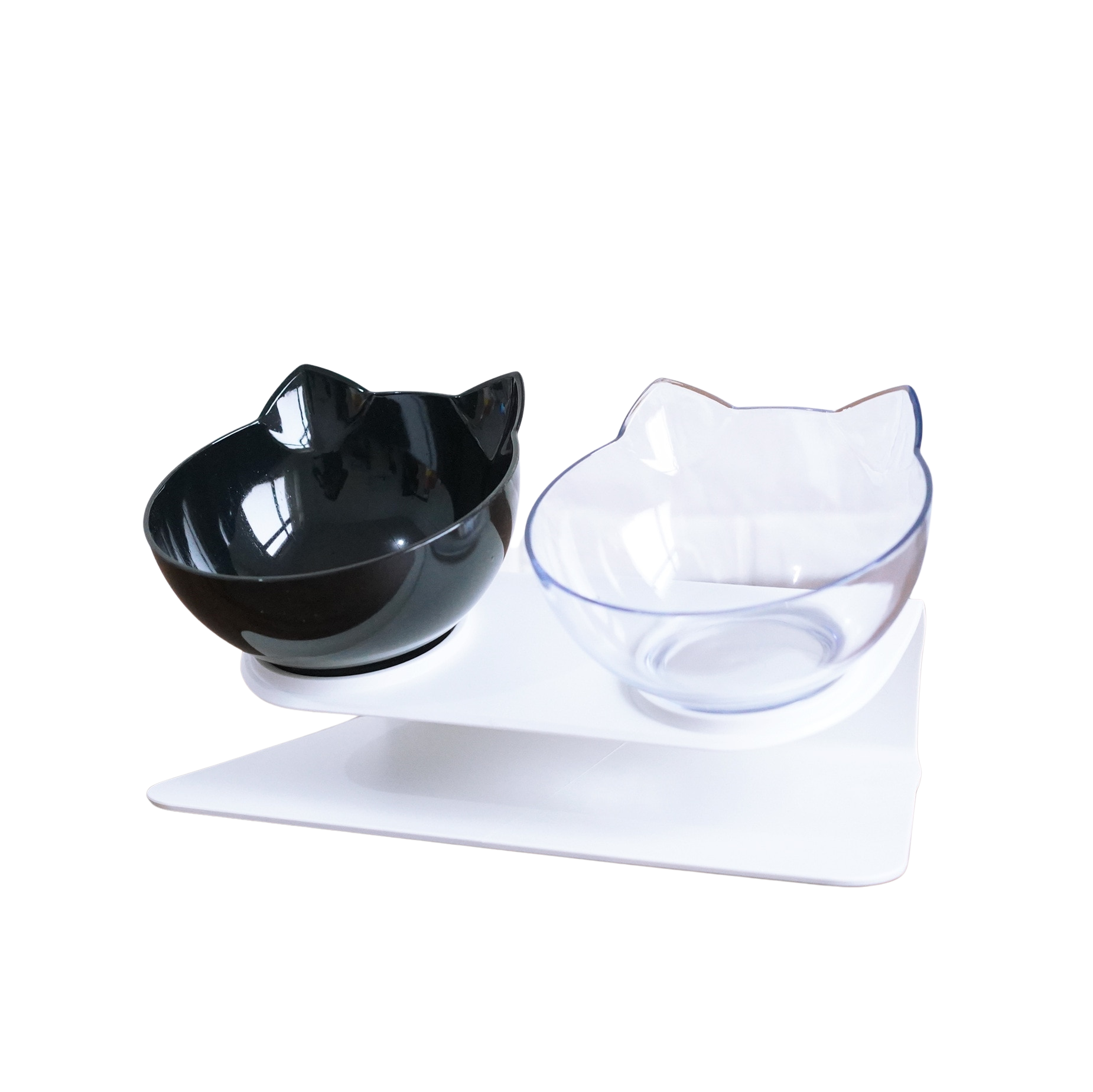 Comfort Paws voederbak | Stijlvolle verhoogde kattenbak Biedt een verhoogd en gestroomlijnd ontwerp voor de dagelijkse maaltijden van je kat.
