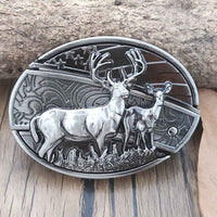 Metalen Ovale Cowboys Gürtelschnalle
