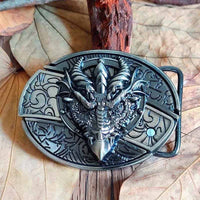 Metalen Ovale Cowboys Gürtelschnalle