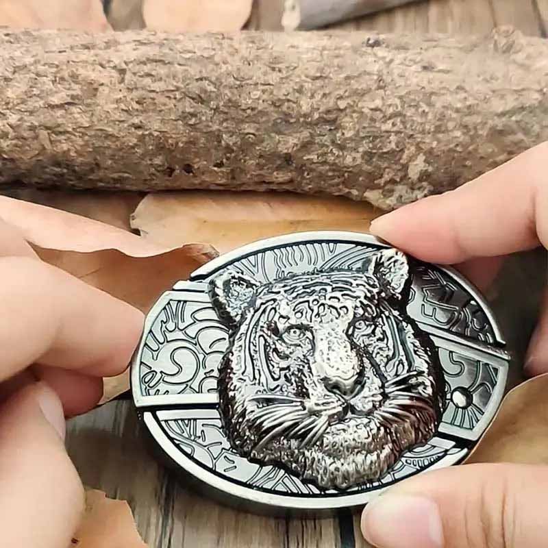 Metalen Ovale Cowboys Gürtelschnalle