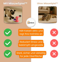 Katten speelgoed | Interactief katten speelgoed met kattenkruid | MiauwSpel