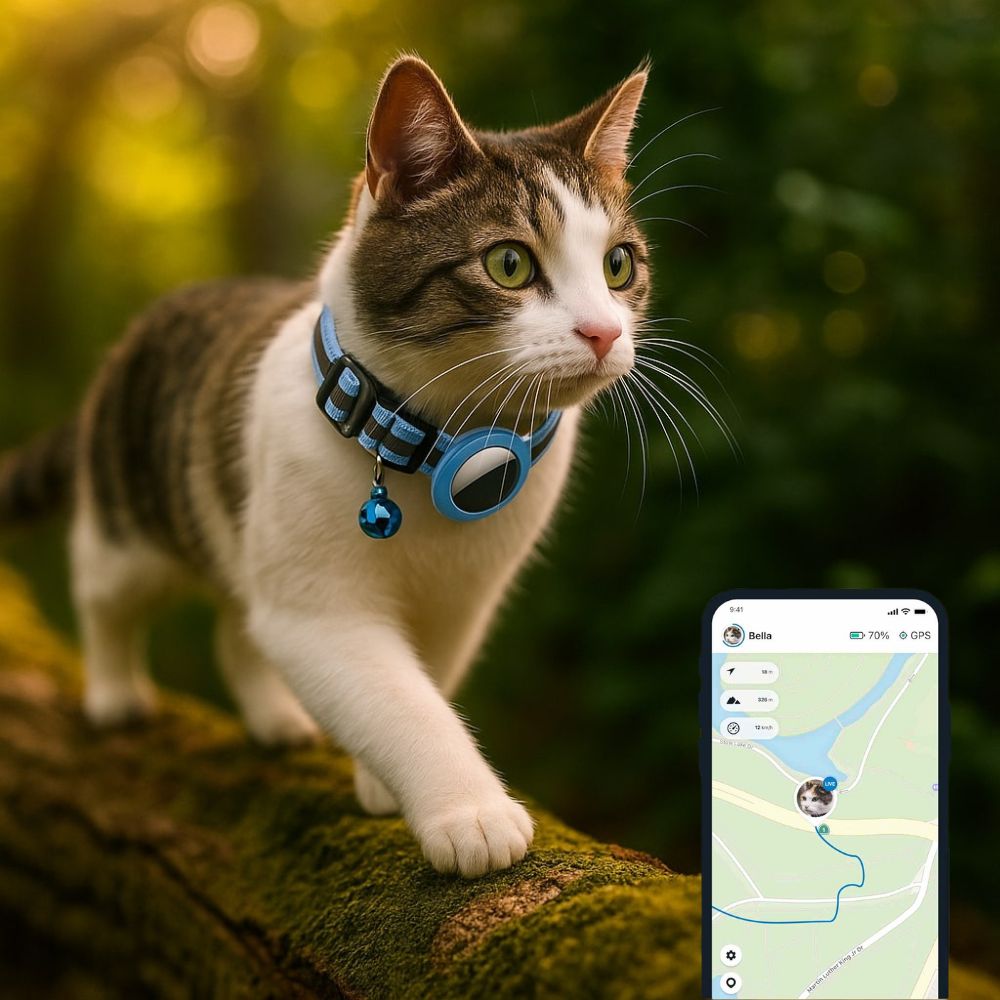 Kattenhalsband met GPS & Bel | MiauTrack