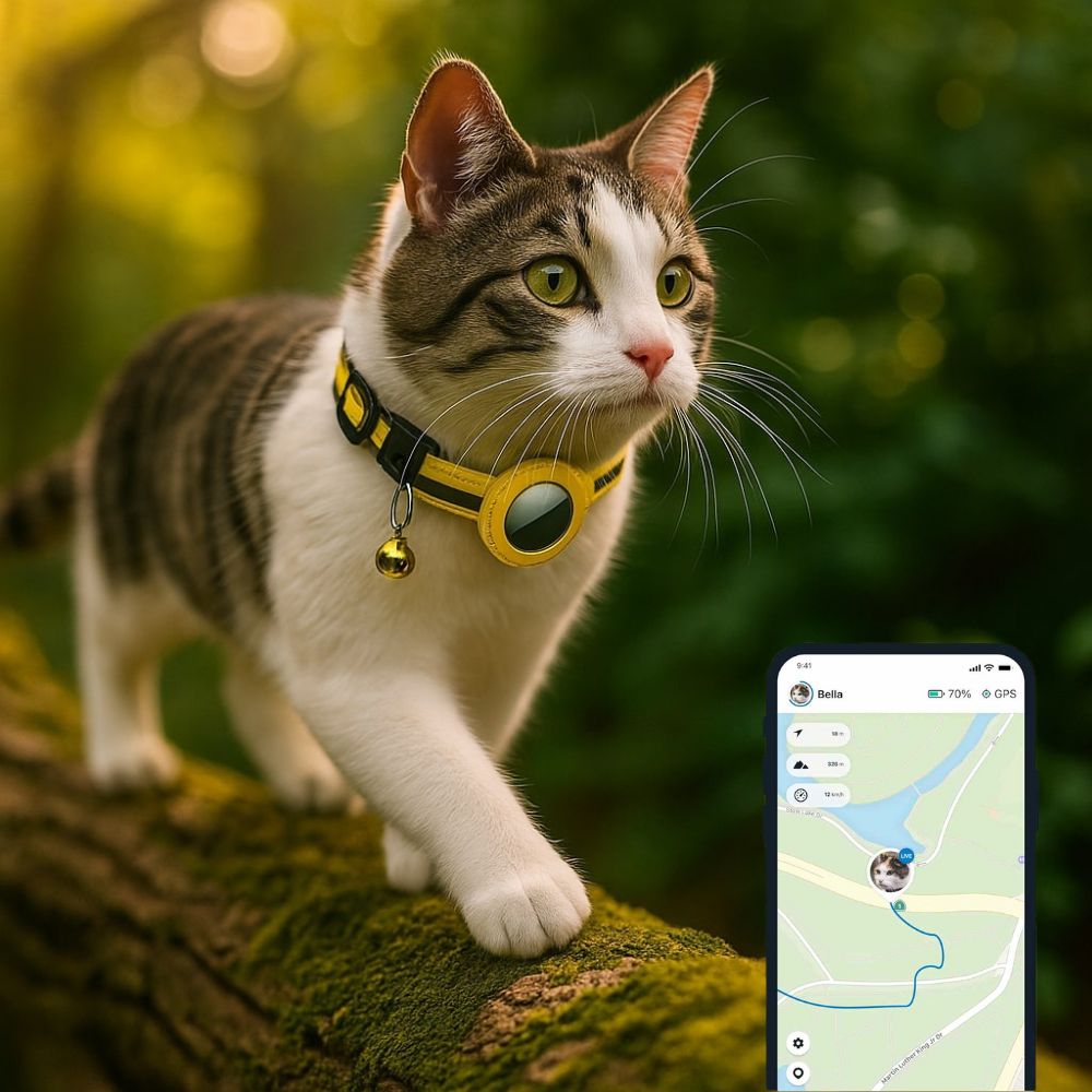 Kattenhalsband met GPS & Bel | MiauTrack