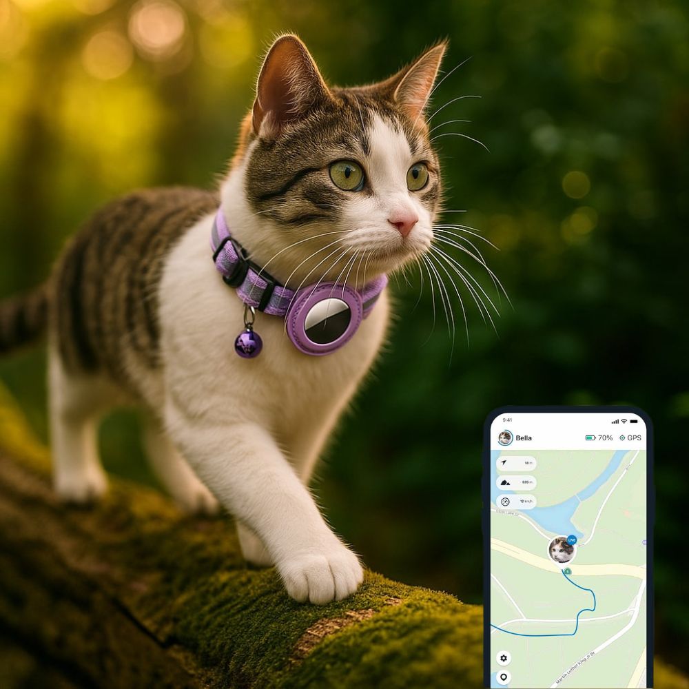 Kattenhalsband met GPS & Bel | MiauTrack
