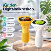 Mikroscoop voor Kinderen | Kindermikroscoop met Digitale Weergave | Kleinlinse