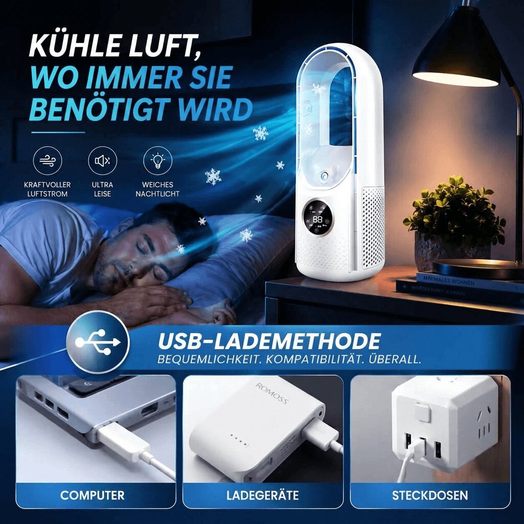 Torenv ventilator | Stille ventilator | Tafelventilator | Fluisterkoel