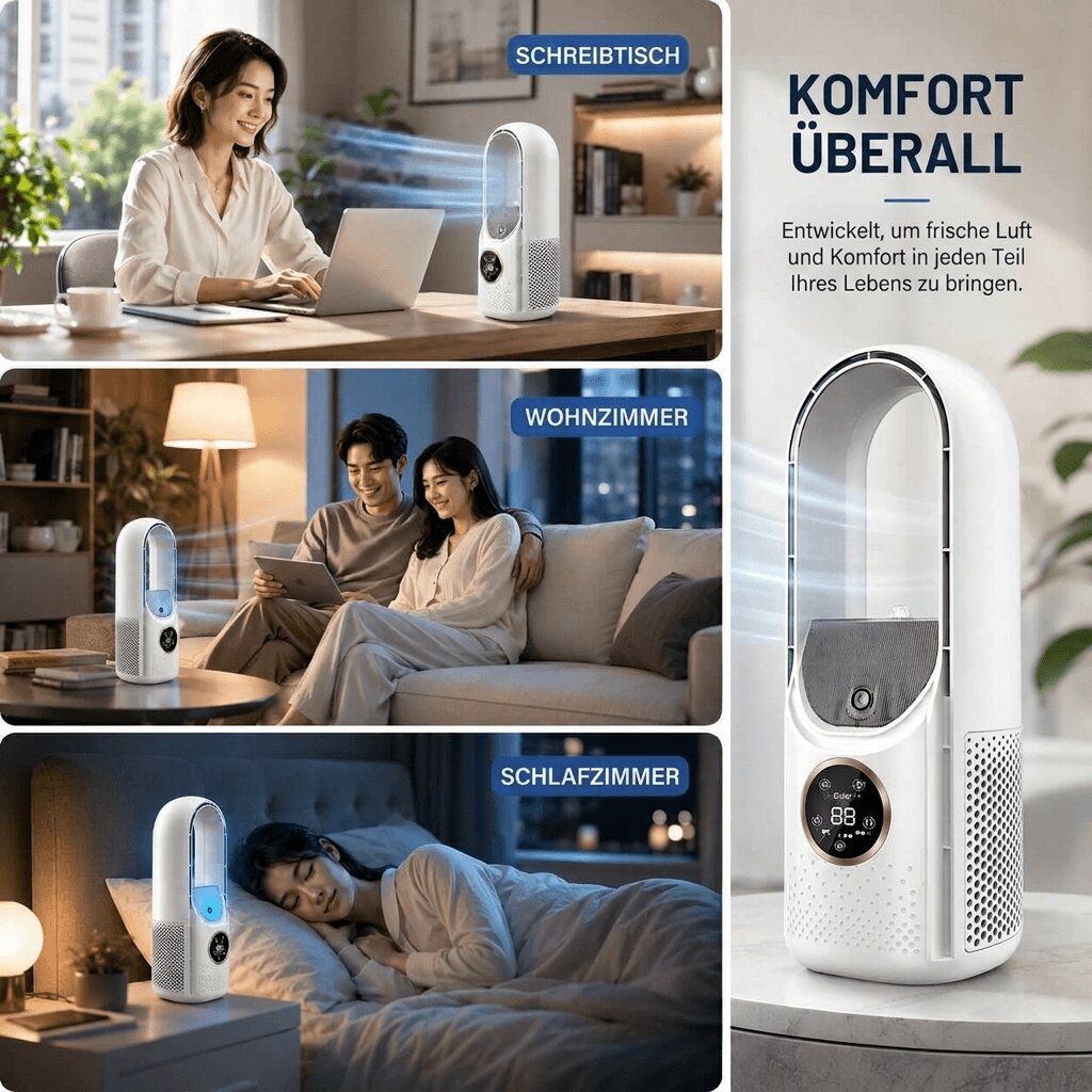 FlüsterKühl™ | Bladloze Torenventilator
