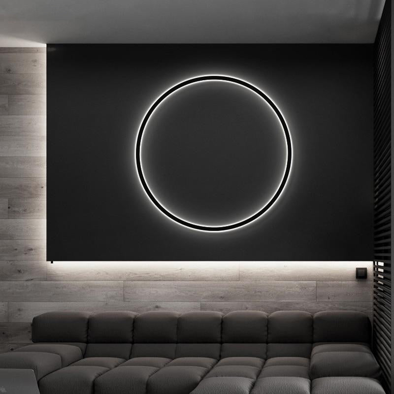 NovaHalo LumaNova Circulaire Wandlamp Voor Moderne Minimalistische Interieurs