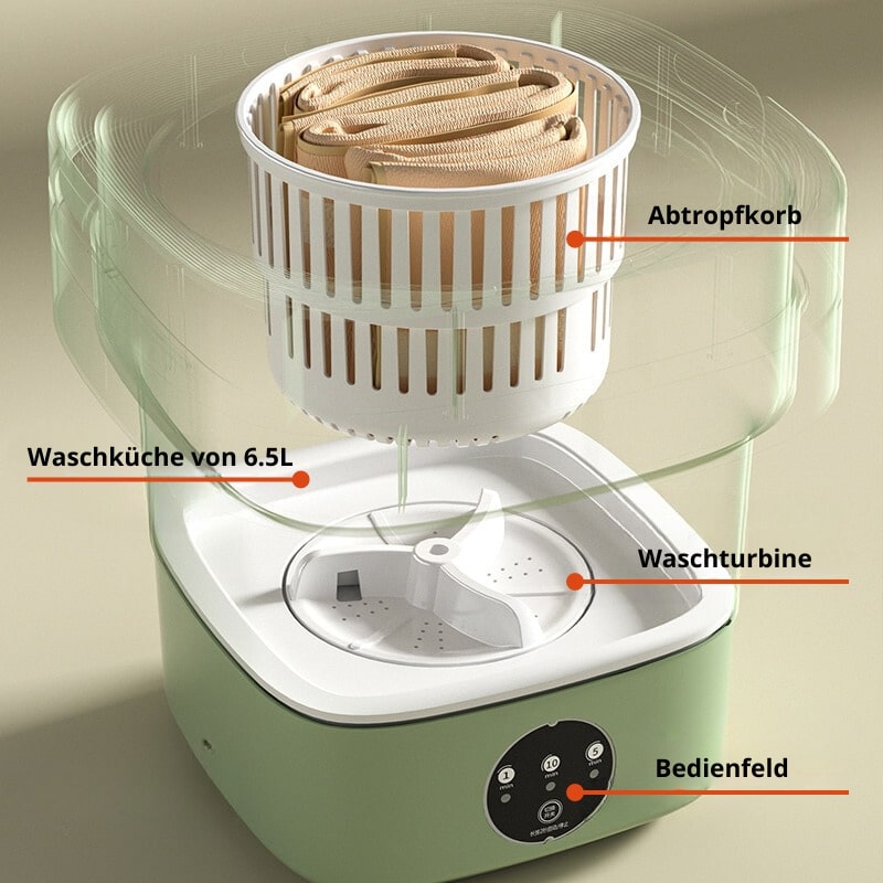 Mini Wasmachine | Kleine Camping Wasmachine | MiniWasch