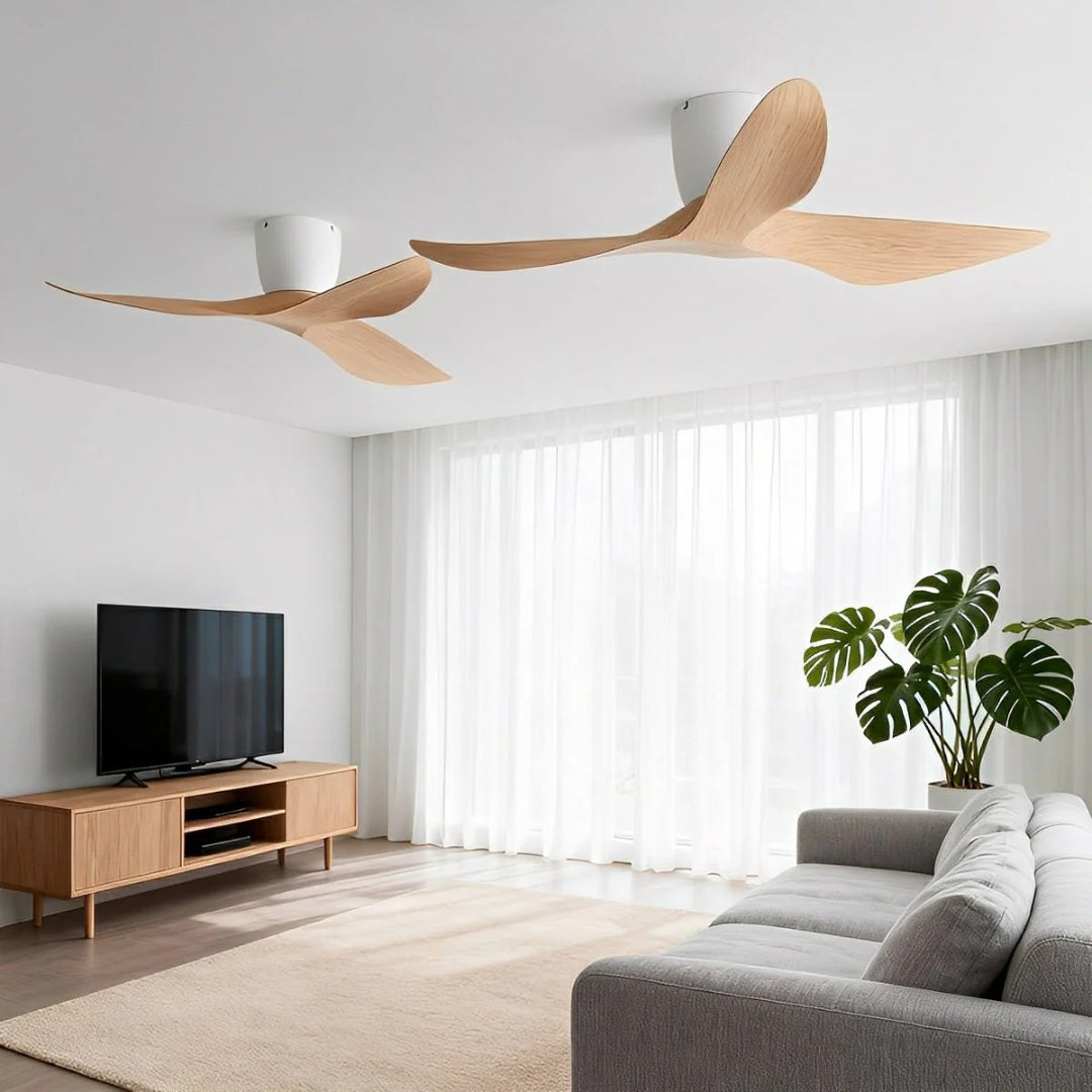 Nelvarn – Minimalistische Plafondventilator Met Bladen