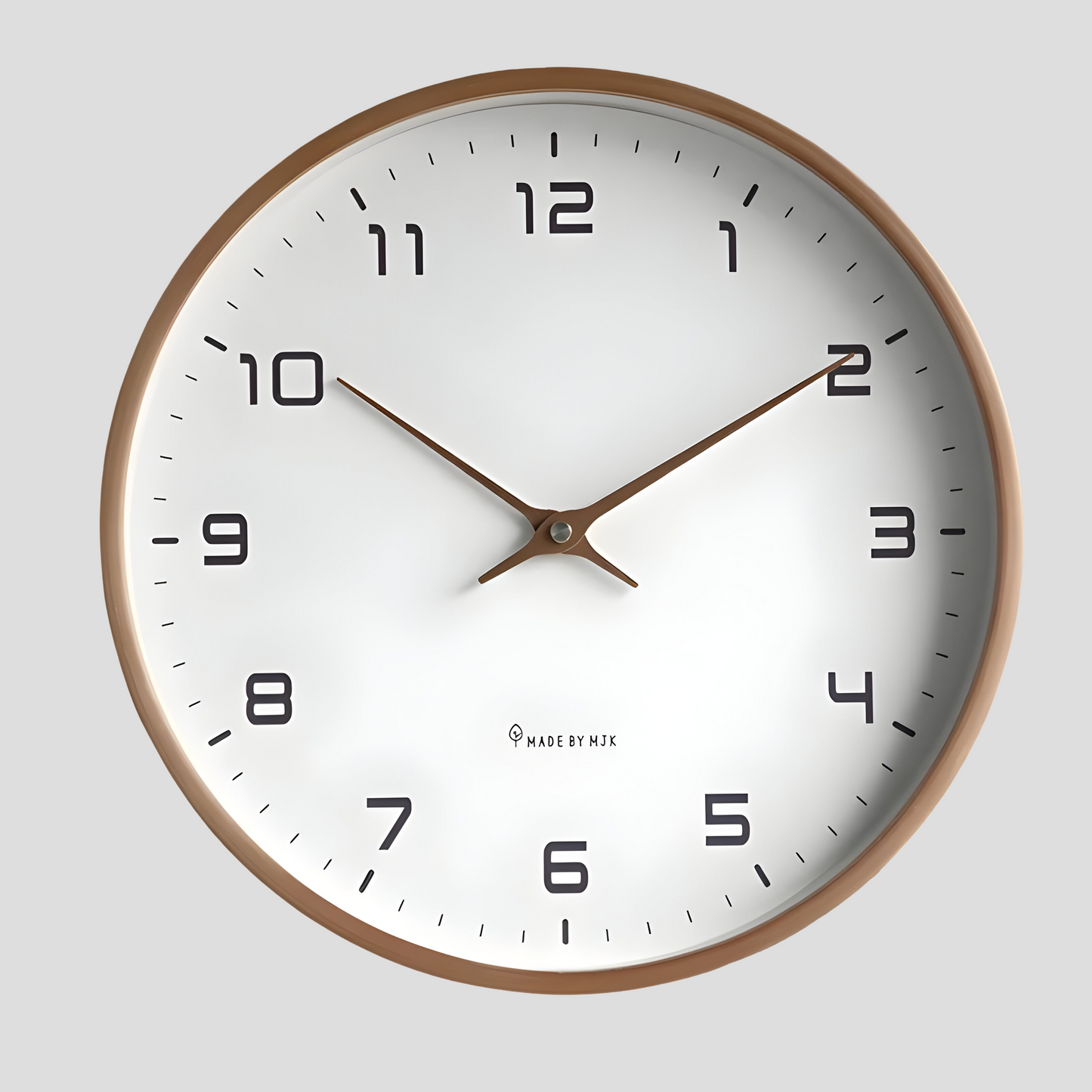 Stilstaande Houten Wandklok | Modern Rond Ontwerp