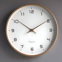 Stilstaande Houten Wandklok | Modern Rond Ontwerp